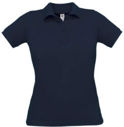 B&C BCPW455 Női galléros rövid ujjú piké póló, Navy-XL (bcpw455nv-xl)