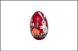 Fa Kézzel festett Húsvéti Piros Tojás 'D (PZ-H0021D)