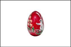  Fa Kézzel festett Húsvéti Piros Tojás 'I (PZ-H0026I)
