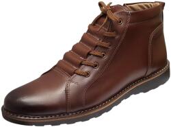 Ciucaleti LUX Ghete casual barbati piele naturala imblanite Corsa Maro, marimea 44
