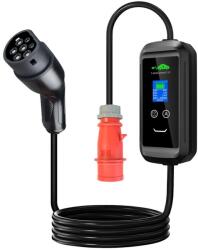 Kramach Plus elektromos autó töltő 22kW, 3x32A, 5m, App