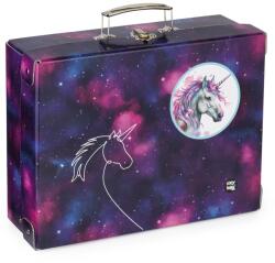 Oxybag Laminált tok négyzet A4 OXY GO Unicorn lila (6-05125)