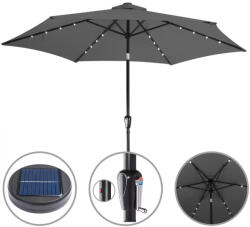 Deuba Umbrelă solară LED Miami Ø270 cm - antracit