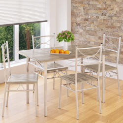 Deuba Set de dining Paul - stejar natural