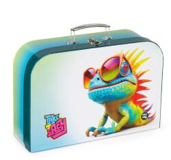 Oxybag Laminált bőrönd 34 cm crazy animals Kaméleon (6-08025)