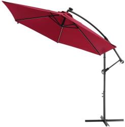 Deuba Umbrelă LED Mali Ø350 cm - roșie
