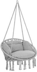 Deuba Scaun suspendat 80x60x140cm - gri