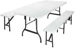 Deuba Set pentru bere 183 cm - alb
