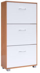 Deuba Dulap pentru încălțăminte 115x60x24 cm - fag/alb Pantofar