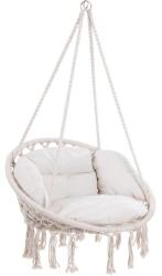 Deuba Scaun suspendat 80x60x140cm - culoare crem