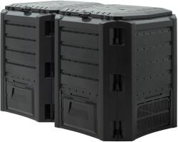 Deuba Compostor 800 L - negru Compostator