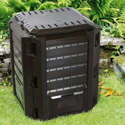 Deuba Compostor 380 L - negru Compostator