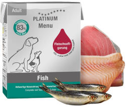 PLATINUM MENU Fish-nedves kutyatáp felnőtt kutyának hal 375g - vetpluspatika