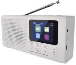 EMOS Hordozható rádió Bluetooth, MP3, DAB / DAB+ / FM, fehér színben (E0091)