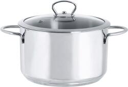 Metalac Oala 3.8l cu capac din sticla Kulinaria Metalac inox/20cm/3.8l (145158)