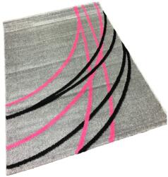 CORTINATEX Barcelona E742 szürke-rózsaszín szőnyeg 80x150 cm (E742_080150lgrey_pink)