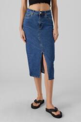 Vero Moda Vero Moda, Midi farmerszoknya, Kék, S (10295731-MEDIUM-BLUE-DENIM-S)