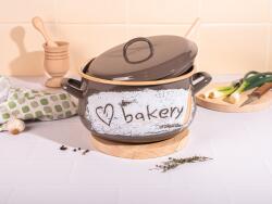Metalac Oala 5.3l cu capac Bakery Metalac email/22cm/5.3l (380996)