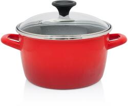 Metalac Oala 3.5l cu capac sticla Granit Induction Metalac email/20cm/3.5l (349195)