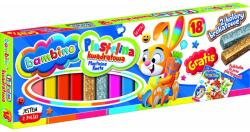 Bambino gyurma szett négyzet alakú rudak formájában, 18 intenzív színben (SIM11KX5482)