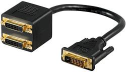 PremiumCord DVI-D Elosztó Fekete 15cm kpdva-5 (kpdva-5)