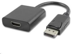 PremiumCord DisplayPort 1.2/1.2a HDMI 2.0 Átalakító Fekete 20cm kportad13 (kportad13)