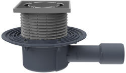 HL HL510PRBlue padlólefolyó DN40/50, Primus Blue bűzzár, 115x115mm inox rács (EG-HL510PRBLUE-HL)