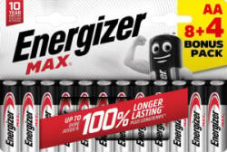 Energizer Max E91 B12 8+4 AA ceruza elem (E303325100) (E303325100)