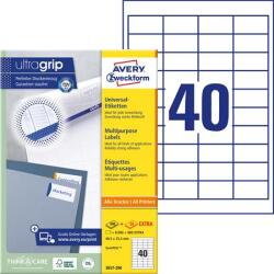 Avery Zweckform Etikett, univerzális, 48, 5x25, 4 mm, AVERY ZWECKFORM, 4000 etikett/csomag (AY3657) - papirdepo