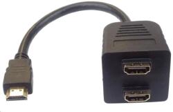 PremiumCord HDMI Elosztó Fekete 30cm kphdma-6 (kphdma-6)