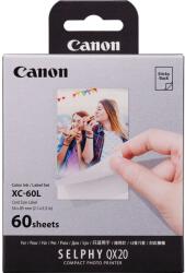 Canon XC-60L 6756C001, 60 db, termikus szublimációs, fehér, öntapadó fotópapír + tintasugaras film (6756C001)