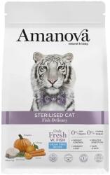  AmaNova Cat GF Sterilised White Fish Delicacy 1, 5 kg