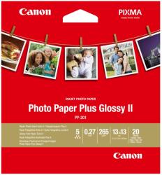 Canon Photo Paper Plus Glossy II 2311B060, 265 g/m2, 5x5", 13x13cm, 20db, fényes, fehér, fotópapír (2311B060)