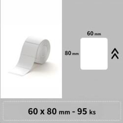 Niimbot 1EA01767702, 60x80mm, 95db, fehér önragasztó címkék (1EA01767702)