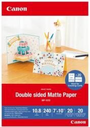 Canon Matte Photo Paper MP-101D 4076C007, 240 g/m2, 12x12cm, 30db, matt, tintasugaras, fehér, fotópapír (4076C007)