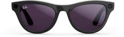 Meta Ray-Ban Meta Skyler Shiny Black Clear to Amethyst Transitions (RW4010 601/CH 52)
