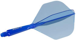 Cuesoul Fluturas si tija darts intr-un singur set Cuesoul ROST 77, albastru transparent, fluturas Big Standa (CS165928)