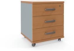 Viva 2 Görgős tárolók Viva, 58 x 49 x 48 cm, bükk/szürke