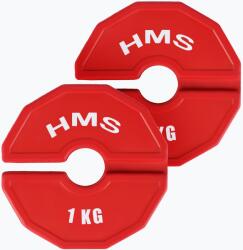 HMS Greutate pe echipament de tip suprapunere HMS TSN100 2 x 1 kg red
