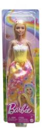 Mattel Barbie: Вълшебна принцеса кукла - златисто жълта (HRR09)