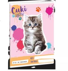 Ars Una Animale Drăgute: Caiet cu grilaj cu model de pisică persană - A/5 (53634986)