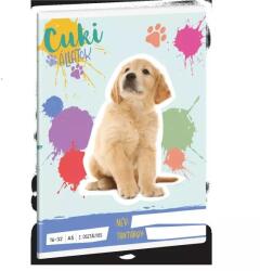 Ars Una Golden Retriever mintás vonalas füzet - 2. osztályos, A5 (53594952) - jatekbolt