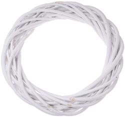 4-Home Elemetary fehér fonott koszorú, átmérő 20 cm, fehér
