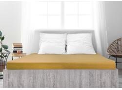 4Home Ideal jersey lepedő mustár, 90 x 200 cm, sötétsárga, 90 x 200 cm