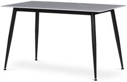 Autronic Étkezőasztal 130 x 70 cm, szürke márvány, szürke, M