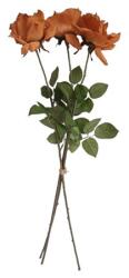 4-Home Művirág Rózsa réz, 74 cm, 3 db, réz