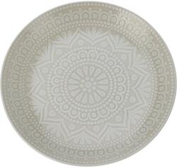 4home Ethnic kőagyag lapostányér, átmérő 27 cm, bézs, bézs