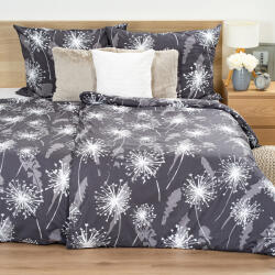 4home Midnight Dandelions pamut ágyneműhuzat, 140 x 200 cm, 70 x 90 cm, 140 x 200 cm, 70 x 90 cm