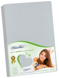 Bellatex Jersey lepedő közepes szürke, 180 x 200cm, szürke