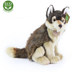 Rappa plüss ülő farkas, 28 cm